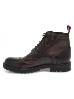 Jp David Low Boot Stile Inglese In Brown Leather^Men Low Boots