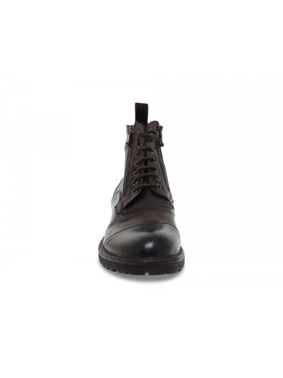 Jp David Low Boot Stile Inglese In Brown Leather^Men Low Boots