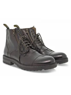 Jp David Low Boot Stile Inglese In Brown Leather^Men Low Boots