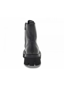 Poesie Veneziane Low Boot Anfibio Stile Inglese In Black Leather^Women Low Boots