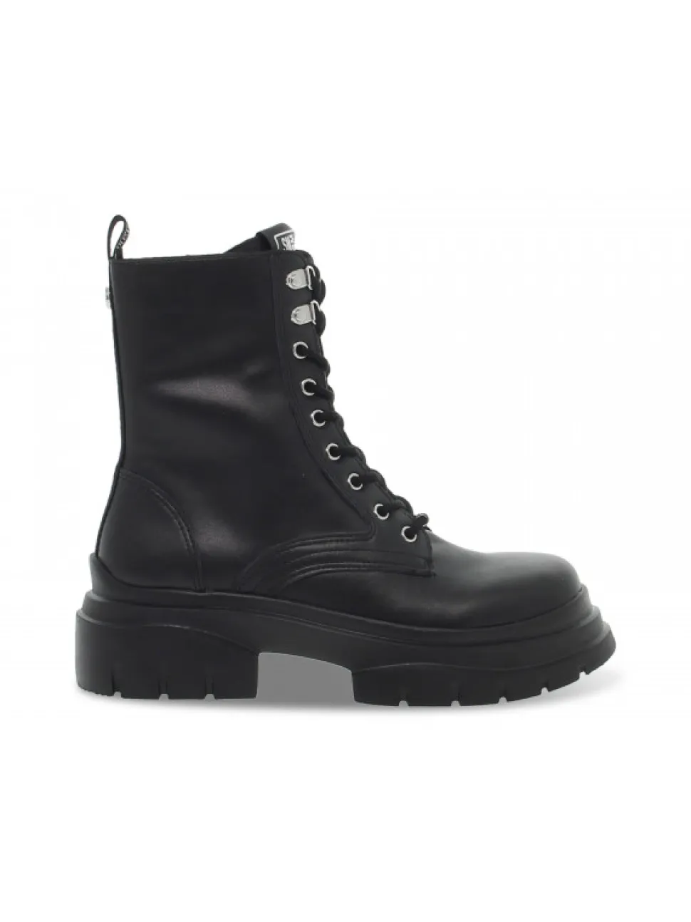 Steve Madden Low Boot Hangout Blk Action Leather In Black Leather^Women Low Boots