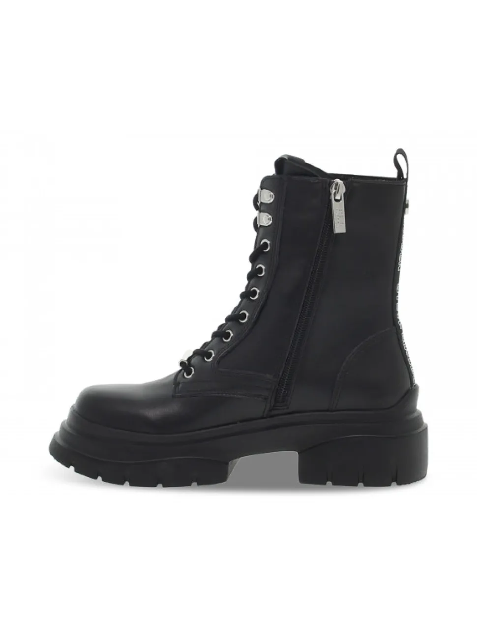 Steve Madden Low Boot Hangout Blk Action Leather In Black Leather^Women Low Boots