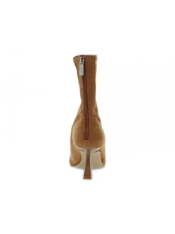 Steve Madden Low Boot Janeth Cognac In Cognac Suede Leather^Women Low Boots