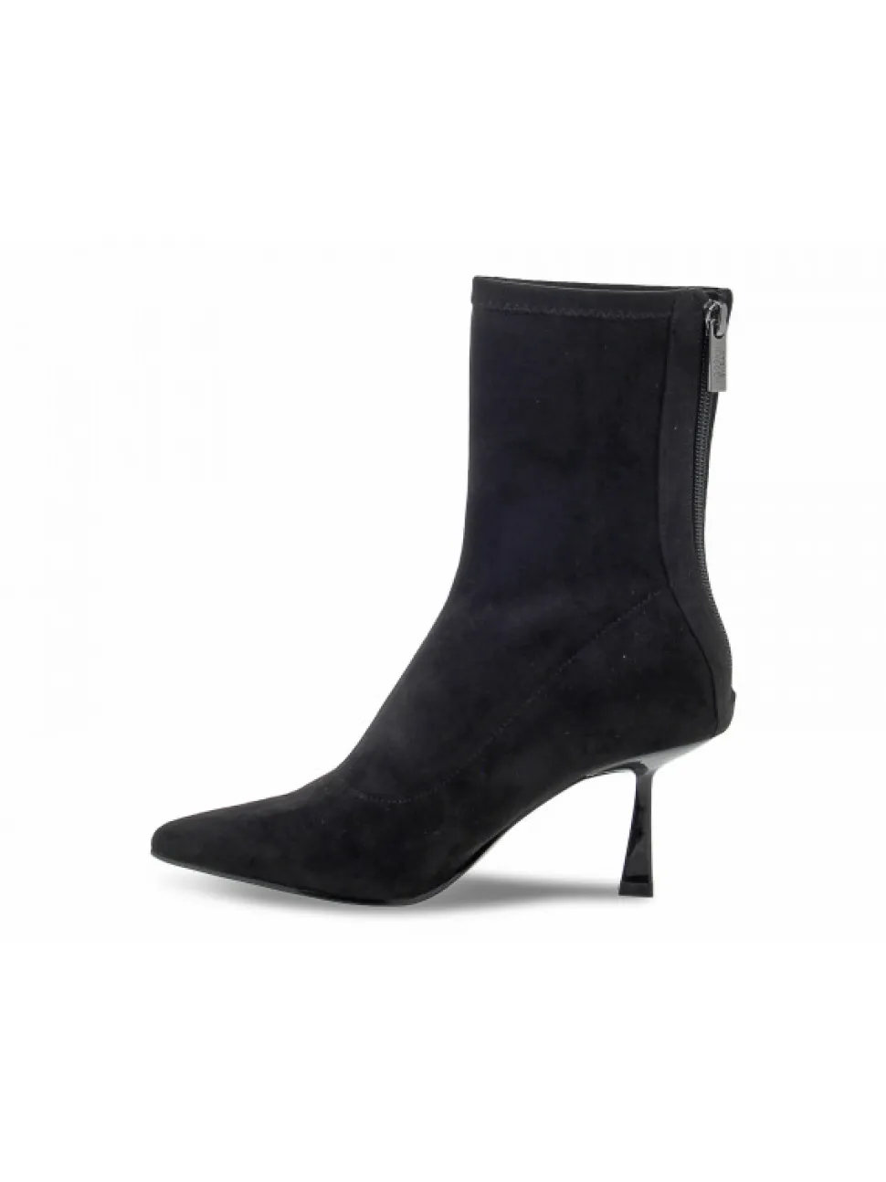 Steve Madden Low Boot Janeth Black In Black Suede Leather^Women Low Boots