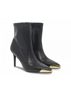 Versace Jeans Couture Low Boot Jeans Couture Scarlett Stretch In Black Leather^Women Low Boots