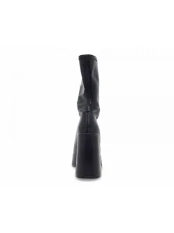 Windsor Smith Low Boot Hidden Black Stretch Up In Black Faux Leather^Women Low Boots