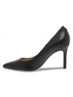 Guess Pump In Black Leather^Women Pumps
