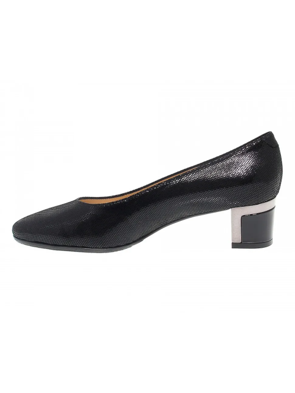 Martina Pump In Black Suede Leather^Women Pumps