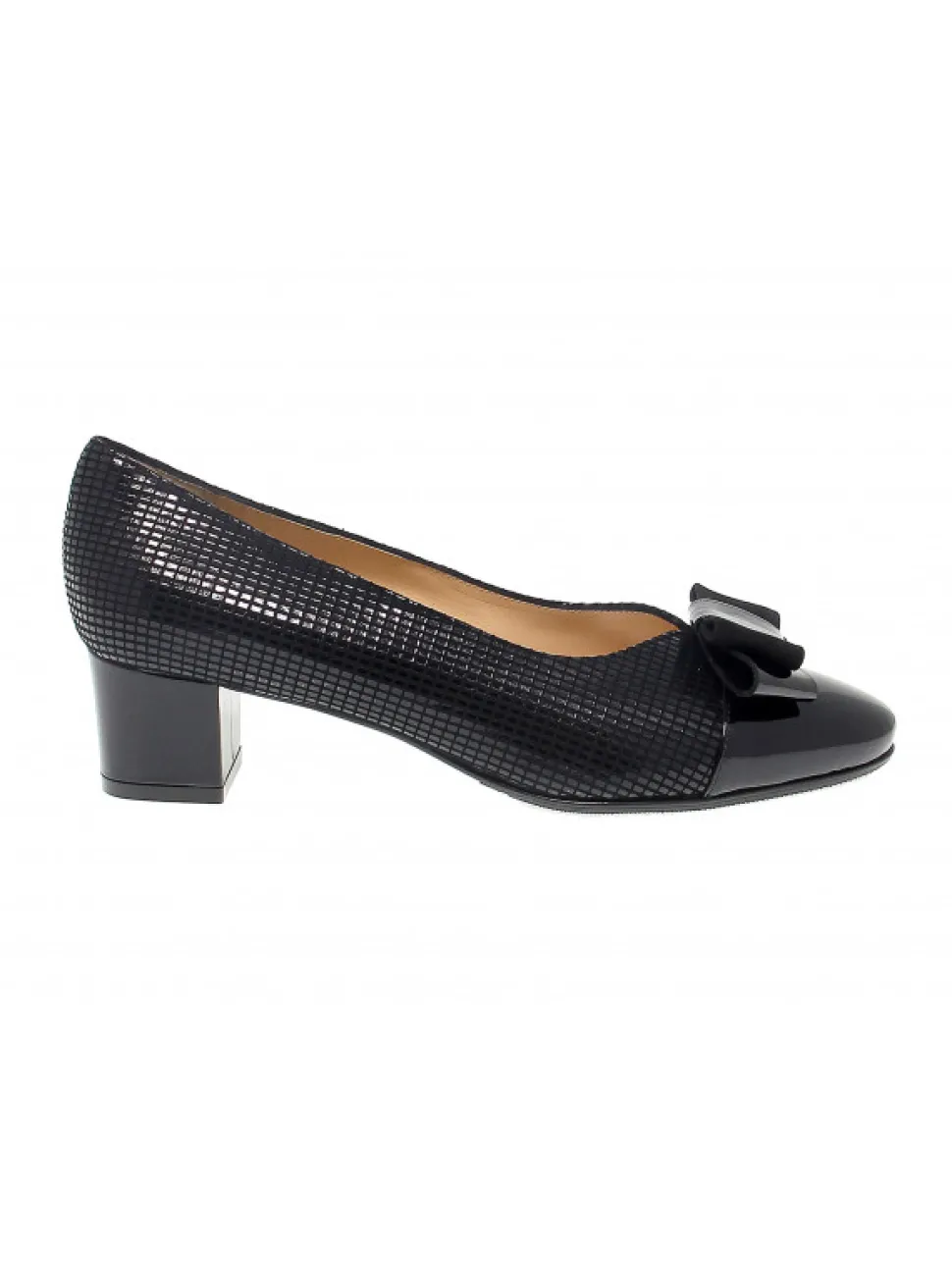 Martina Pump In Black Suede Leather^Women Pumps