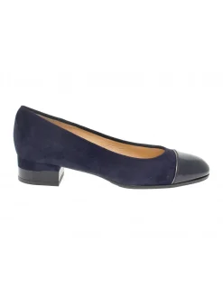 Martina Pump In Blue Suede Leather^Women Pumps