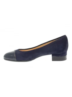 Martina Pump In Blue Suede Leather^Women Pumps