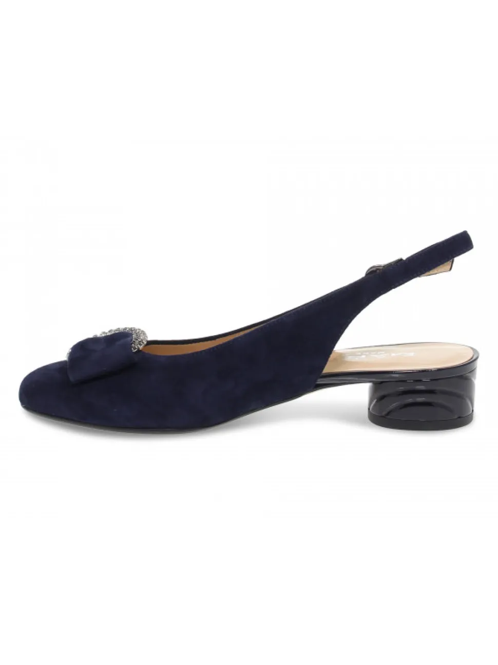 Martina Pump In Blue Suede Leather^Women Pumps