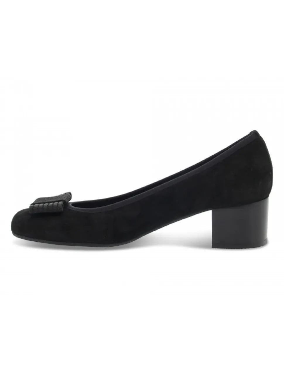 Pitti Linea Pump Daniela Rossi In Black Suede Leather^Women Pumps