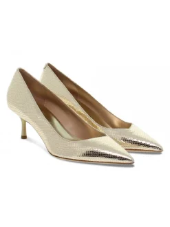 Sergio Levantesi Pump Ferragni Wips Rosato In Platinum Laminate^Women Pumps