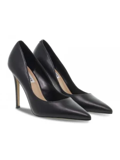 Steve Madden Pump Evelyn Blk Leather In Black Leather^Women Pumps