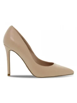 Steve Madden Pump Evelyn Blush Leather In Beige Leather^Women Pumps
