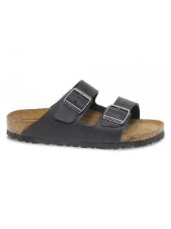 Birkenstock Sandal Arizona Soft Footbed In Black Leather^Men Sandals