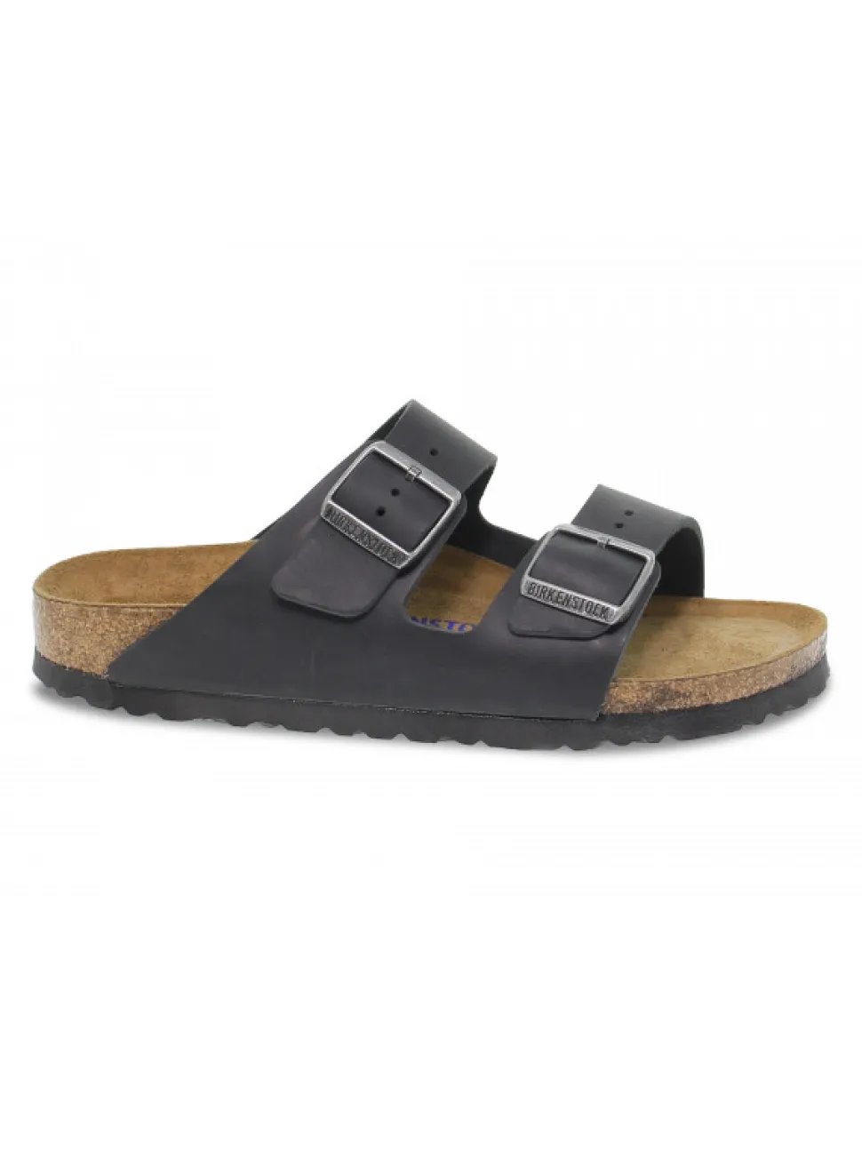 Birkenstock Sandal Arizona Soft Footbed In Black Leather^Men Sandals