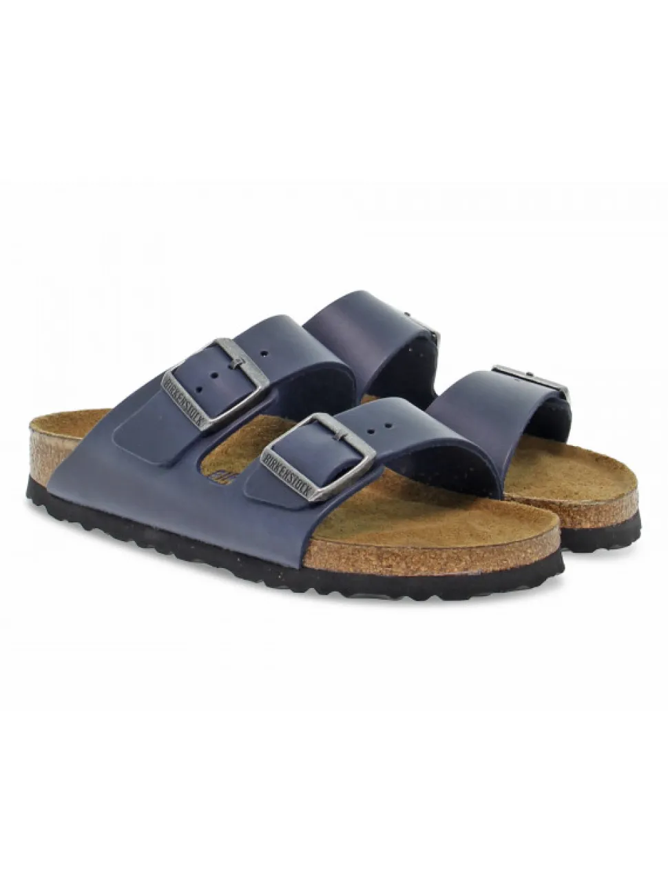 Birkenstock Sandal Arizona In Blue Leather^Men Sandals