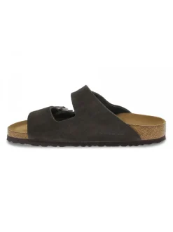 Birkenstock Sandal Arizona In Brown Suede Leather^Men Sandals