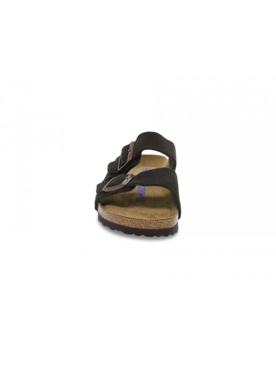 Birkenstock Sandal Arizona In Brown Suede Leather^Men Sandals