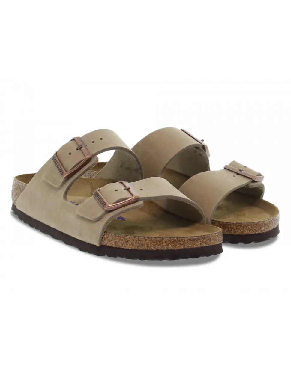 Birkenstock Sandal Arizona Soft Footbed In Tobacco Leather^Men Sandals