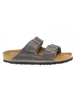 Birkenstock Sandal Arizona In Grey Leather^Men Sandals