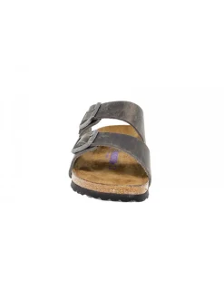 Birkenstock Sandal Arizona In Grey Leather^Men Sandals