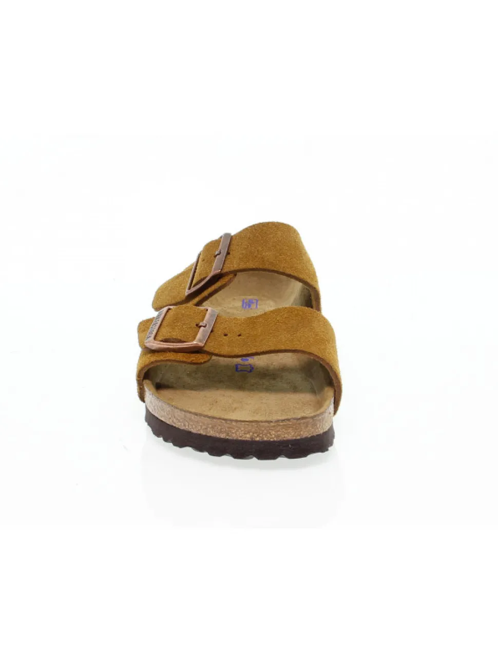 Birkenstock Sandal Arizona Soft Footbed In Ocher Suede Leather^Men Sandals