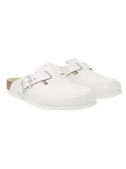Birkenstock Sandal Boston In White Leather^Women Sandals