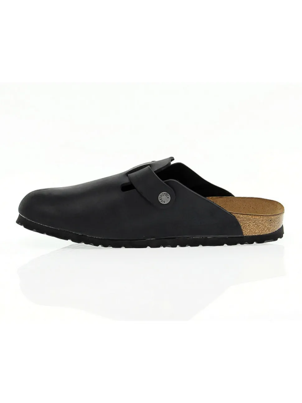 Birkenstock Sandal Boston In Black Leather^Men Sandals