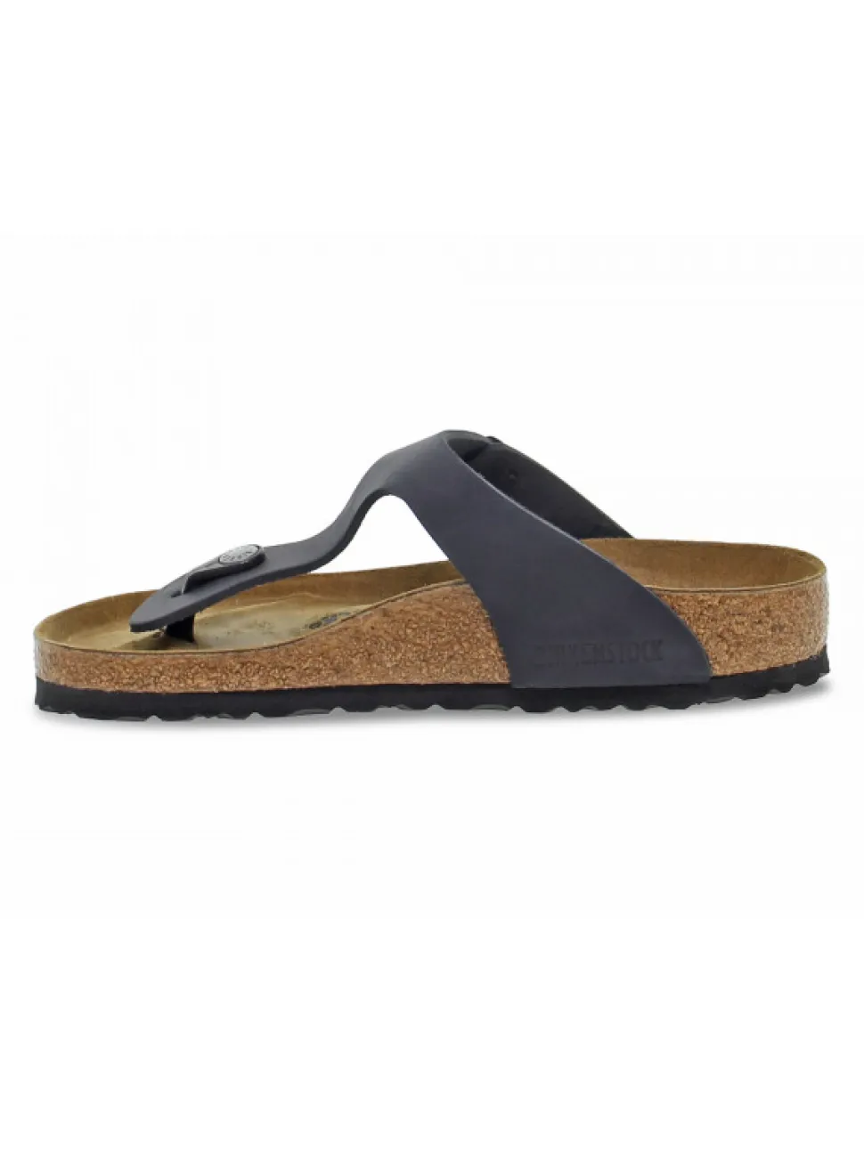 Birkenstock Sandal Gizeh In Black Leather^Men Sandals