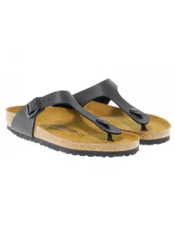 Birkenstock Sandal Gizeh In Black Birkoflor^Men Sandals