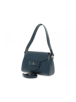 Cuoieria Fiorentina Shoulder Bag Maia Small Flap Bag In Petroleum Leather^Women Shoulder Bags