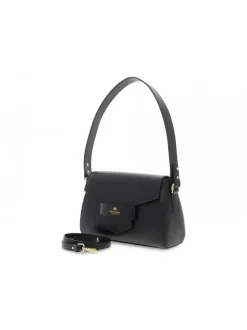 Cuoieria Fiorentina Shoulder Bag Maia Small Flap Bag In Black Leather^Women Shoulder Bags