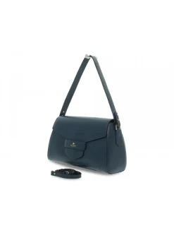 Cuoieria Fiorentina Shoulder Bag Maia Large Flap Bag In Petroleum Leather^Women Shoulder Bags