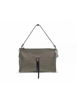 Rebelle Shoulder Bag Ada Crossbody Dollaro Lithyum In Pewter Laminate^Women Shoulder Bags