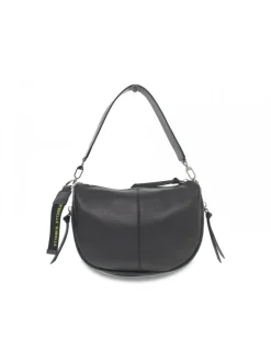 Rebelle Shoulder Bag Althea Hobo Dollaro Black In Black Leather^Women Shoulder Bags