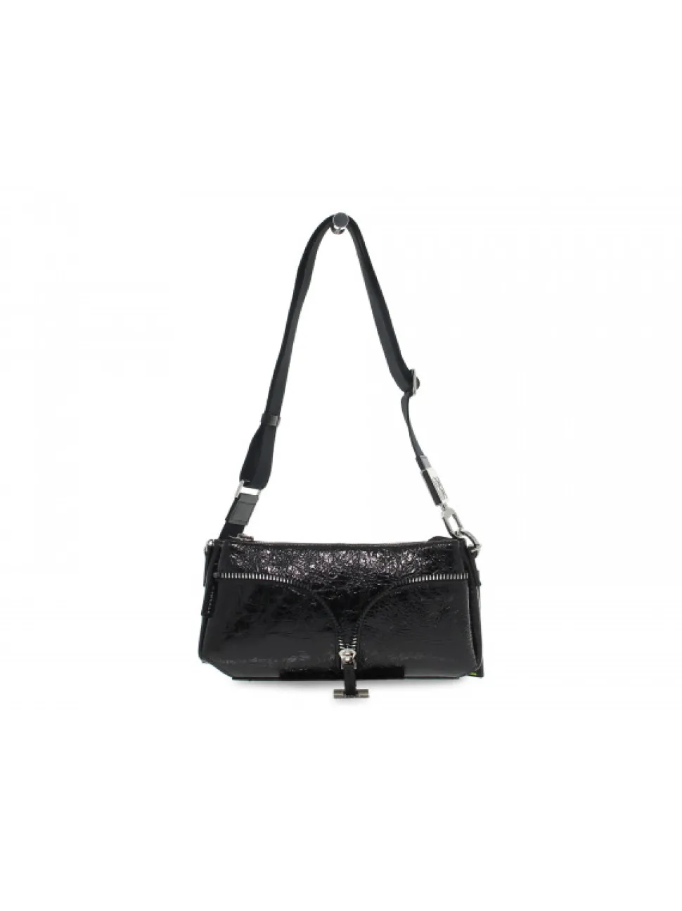 Rebelle Shoulder Bag Anouk Crossbody S Naplak In Black Paint^Women Shoulder Bags