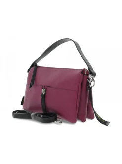 Rebelle Shoulder Bag Athena Crossbody M Dollaro In Plum Leather^Women Shoulder Bags