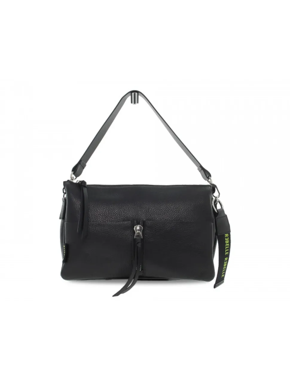 Rebelle Shoulder Bag Athena Crossbody M Dollaro In Black Leather^Women Shoulder Bags