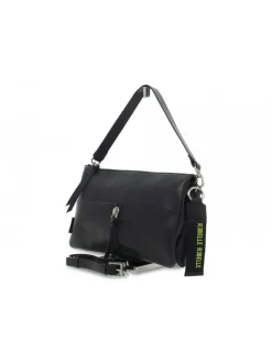 Rebelle Shoulder Bag Athena Crossbody M Dollaro In Black Leather^Women Shoulder Bags