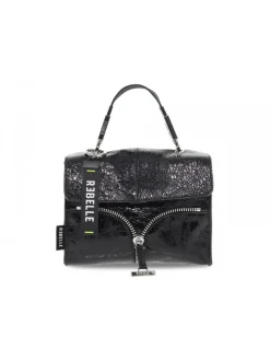 Rebelle Shoulder Bag Bonnie Mini Bag Naplak In Black Paint^Women Shoulder Bags