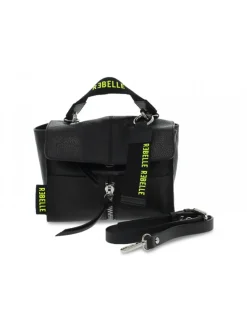 Rebelle Shoulder Bag Chloe Satchel S Dollaro In Black Leather^Women Shoulder Bags