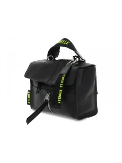 Rebelle Shoulder Bag Chloe Satchel S Dollaro In Black Leather^Women Shoulder Bags