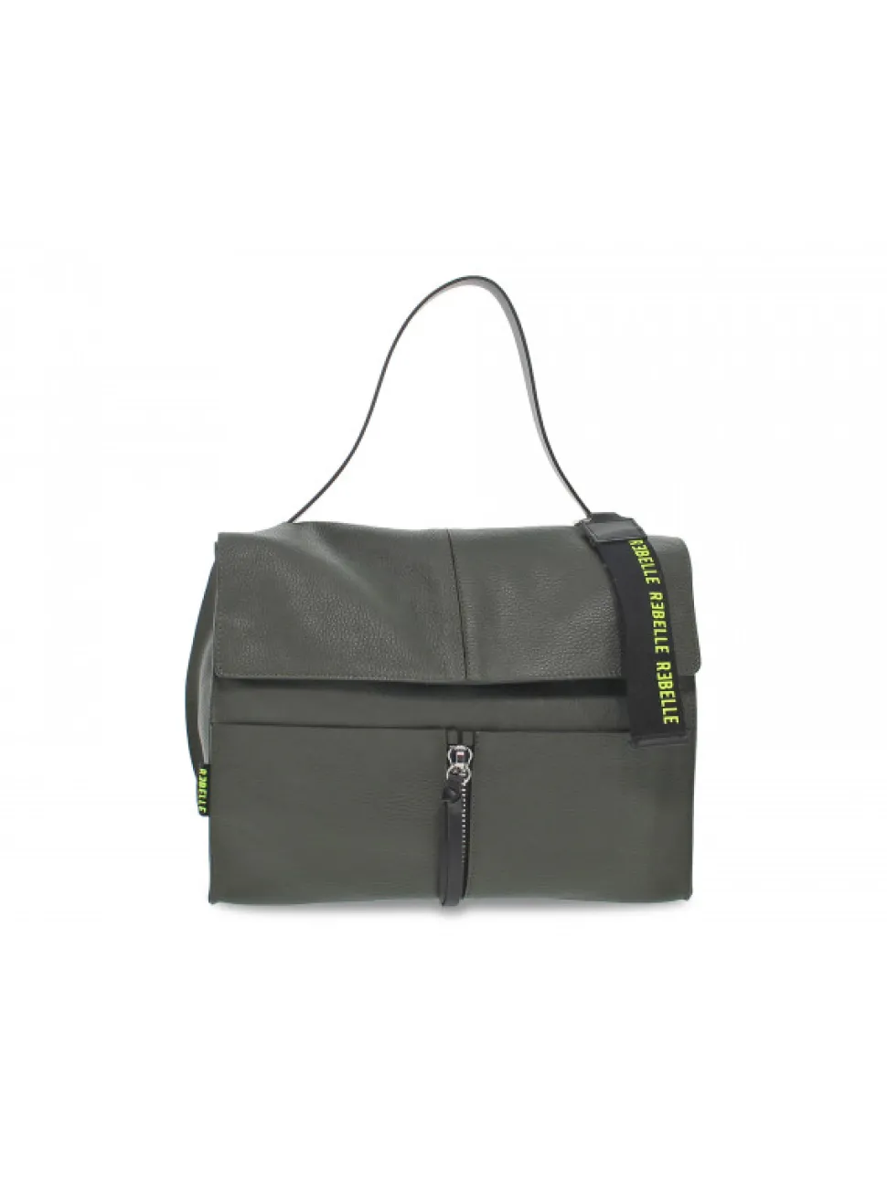 Rebelle Shoulder Bag Clio Satchel L Dollaro In Dark Green Leather^Women Shoulder Bags