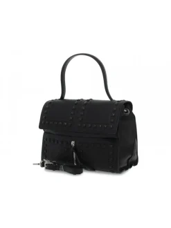 Rebelle Shoulder Bag Clio Satchel L Biker Bag Dollaro In Black Leather^Women Shoulder Bags
