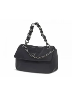 Rebelle Shoulder Bag Jane Satchel M Nylon Black In Black Nylon^Women Shoulder Bags