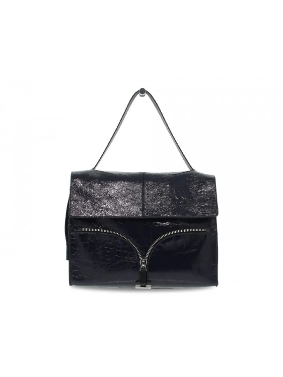 Rebelle Shoulder Bag Satchel L Naplak In Dark Blue Paint^Women Shoulder Bags