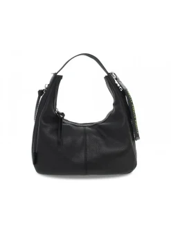 Rebelle Shoulder Bag Tabi Hobo L Dollaro In Black Leather^Women Shoulder Bags